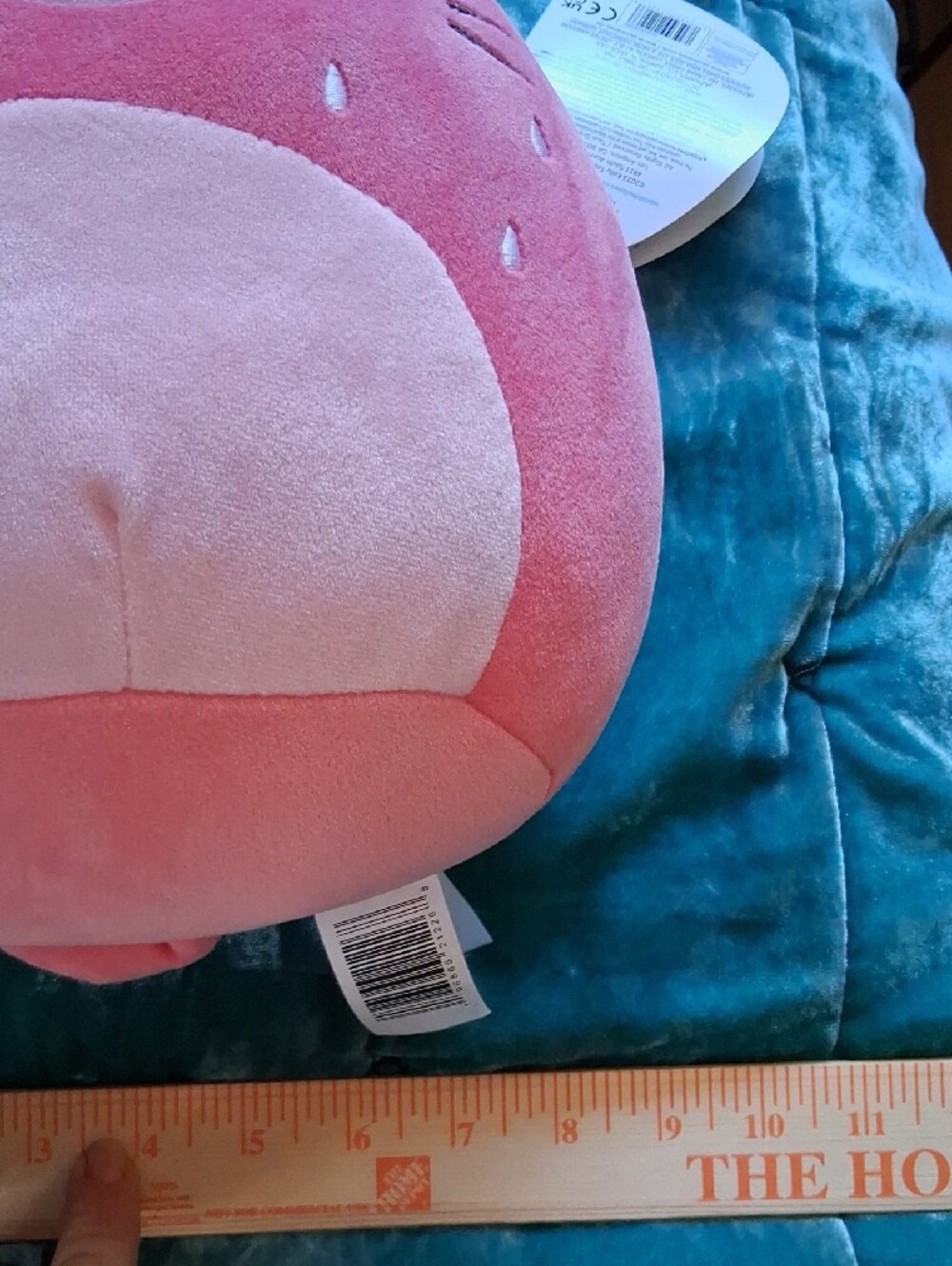 Squishmallows Pink Strawberry Cat Squishmallow "Olma" NWTs! - Picture 10 of 11